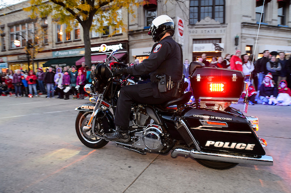 UWPD Police Officer on motorcycle